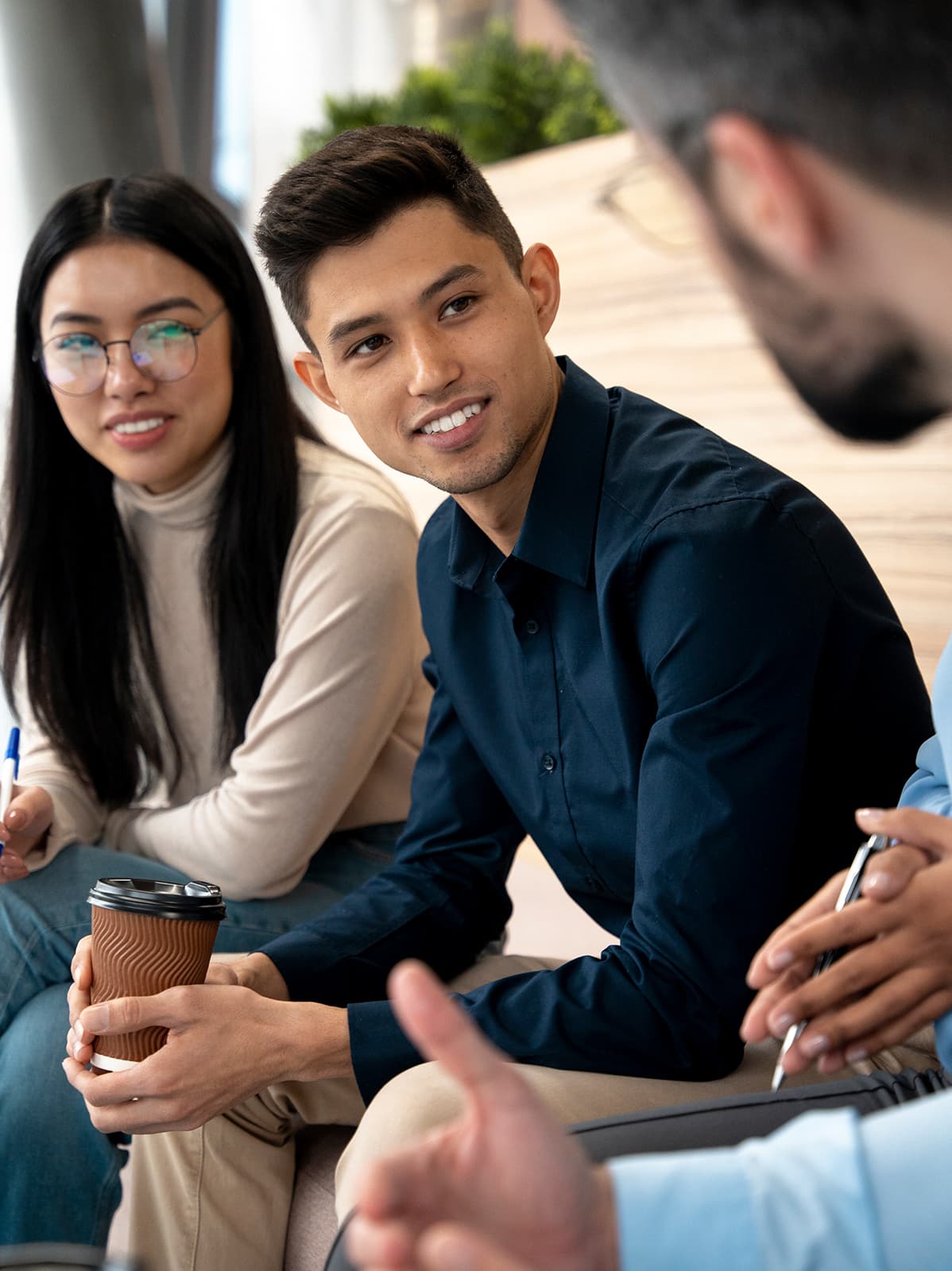 Group therapy session with supportive environment